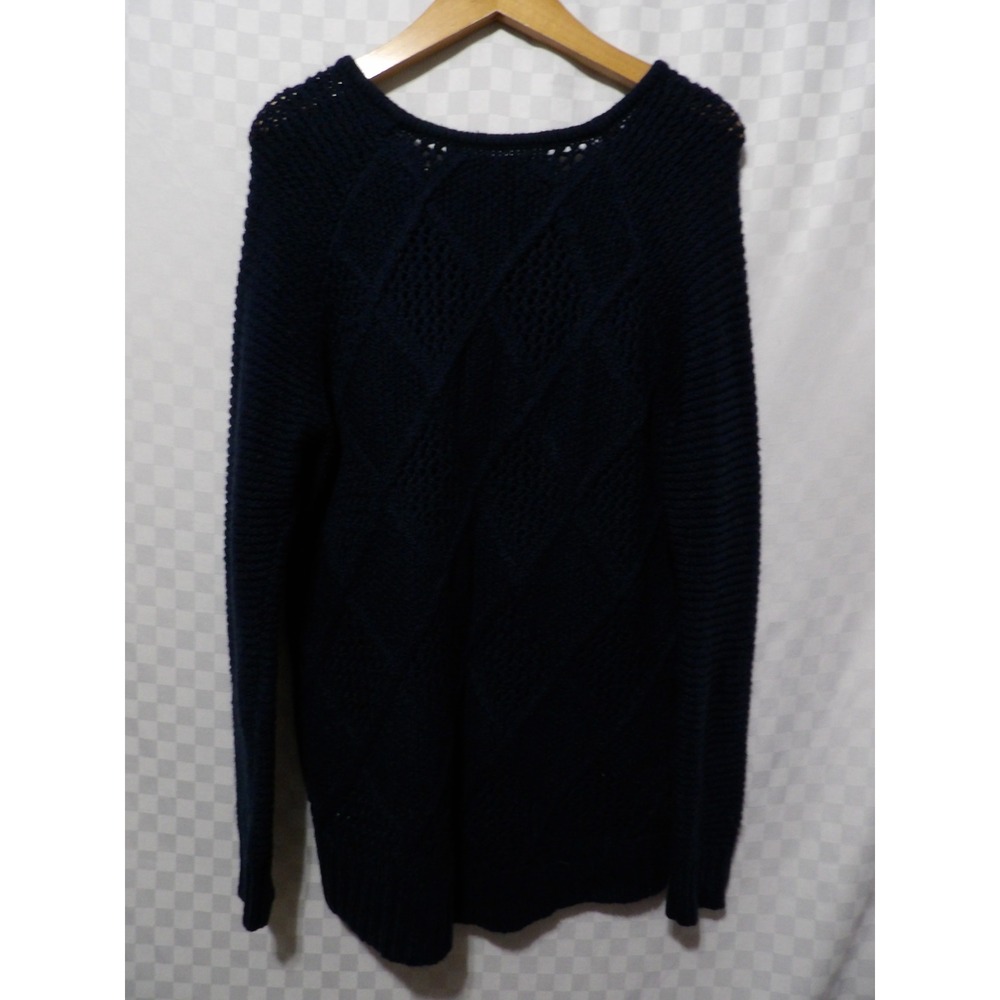 AMERICAN EAGLE Cable Knit Wool Blend Sweater | S - Picture 3 of 5